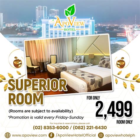 apo view hotel davao|Rooms – Apo View Hotel.
